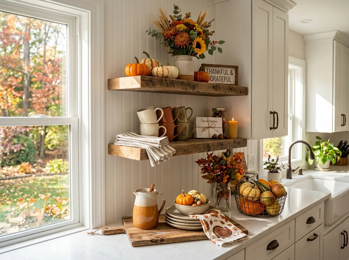 Kitchen Thanksgiving Corner for 10 thanksgiving decor ideas for a festive home